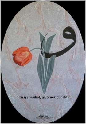 MANİDAR  SÖZ VE EBRU