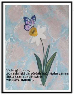 MANİDAR  SÖZ VE EBRU