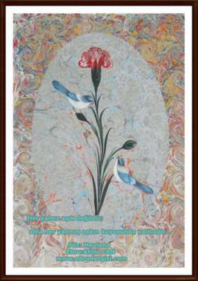 YAZILI-RESİMLİ EBRULAR