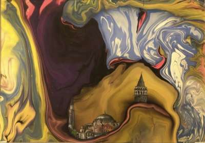 YAZILI-RESİMLİ EBRULAR