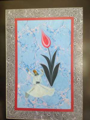 YAZILI-RESİMLİ EBRULAR